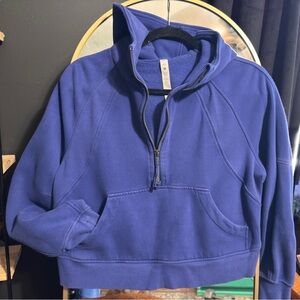 Blue Half-Zip Hoodie